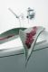Entspannung für alle Sinne: Die winzigen Knospen der Erica gracilis scheinen auf dem Agavenblatt zu fließen. Eine Idee, die nicht nur im Bad, sondern auch bei Tischdekorationen gut umgesetzt werden kann.